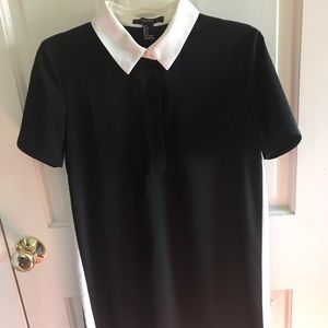 Short-sleeved Wednesday Addams Dress